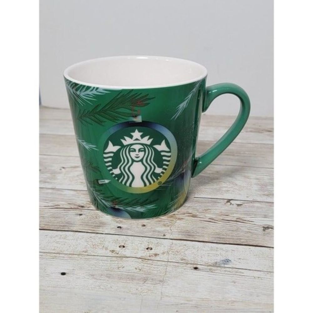 Starbucks Christmas Holiday Winter‎ Lights Coffee Mug Cup 18 Fl Oz